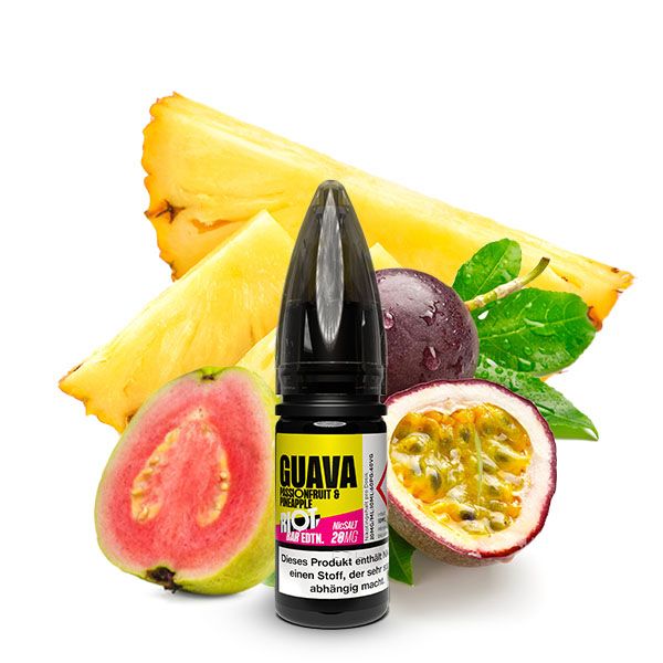 Riot BAR EDTN Guave, Passionfruit &amp; Pineapple NicSalt 10ml
