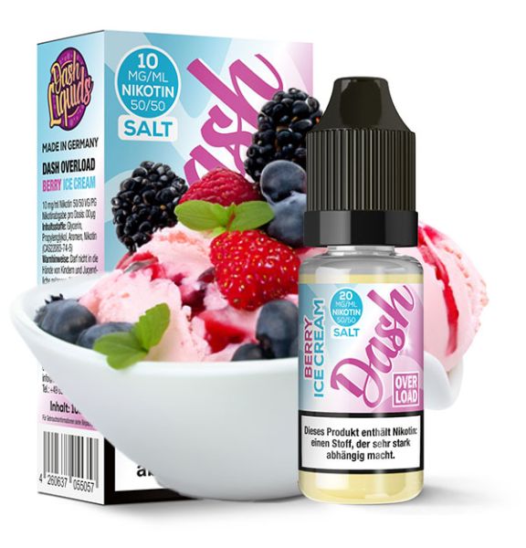 Dash Overload Berry Ice Cream Nikotinsalz Liquid