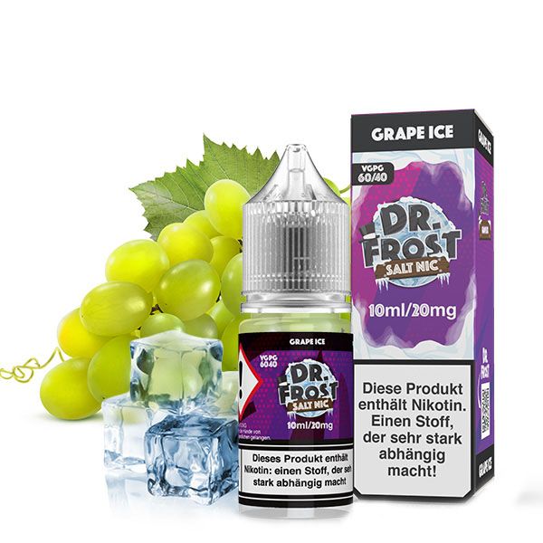 Dr. Frost Grape NicSalt Liquid 10ml 20mg