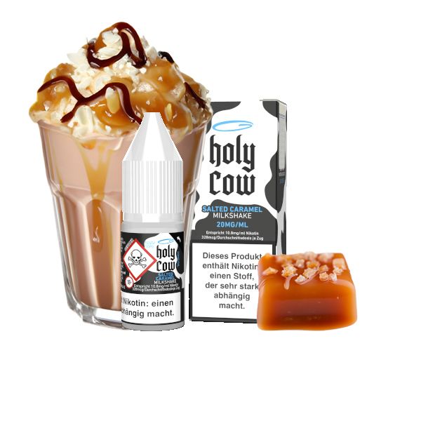 Holy Cow Salted Caramel Milkshake NicSalt