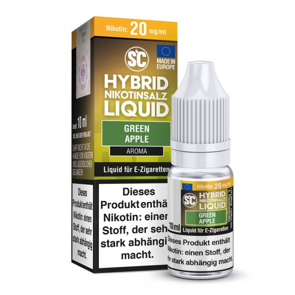 Green Apple, Hybrid Nikotinsalz-Liquid, 10ml