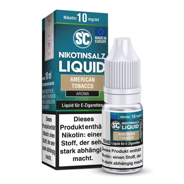 American Tobacco, Nikotinsalz-Liquid, 10ml