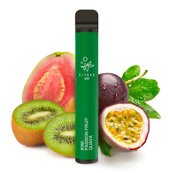 Elfbar 600 Einweg E-Zigarette Kiwi Passion Fruit Guava 20mg