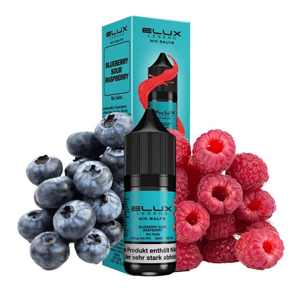 ELUX Blueberry Sour Raspberry Nikotinsalz Liquid 10ml