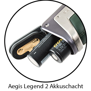 Aegis Legend 2 Akkuschacht
