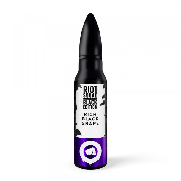 Riot Squad Black - Rich Black Grape, Shake &amp; Vape Aroma, 15ml
