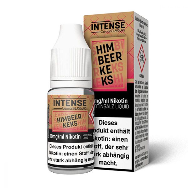 Intense Himbeer Keks 10ml Nikotinsalz Liquid