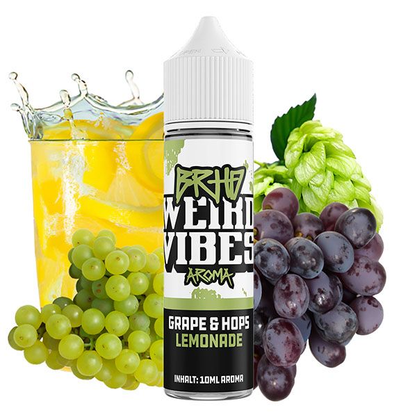 BRHD Weird Vibes Grape &amp; Hops Lemonade 10ml Aroma