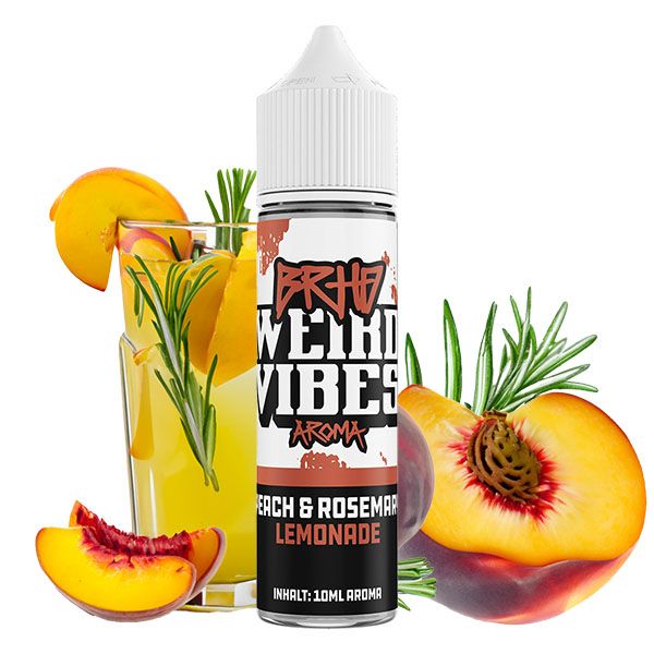 BRHD Weird Vibes Peach &amp; Rosemary Lemonade 10ml Aroma