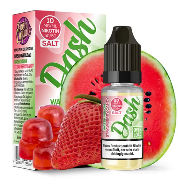 Dash Overload Watermelon Strawberry Candy Nikotinsalz Liquid