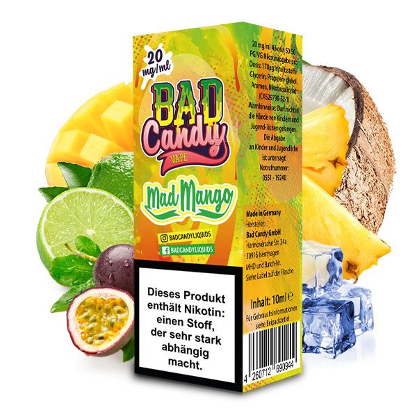 Bad Candy Mad Mango 10ml Salt Liquid