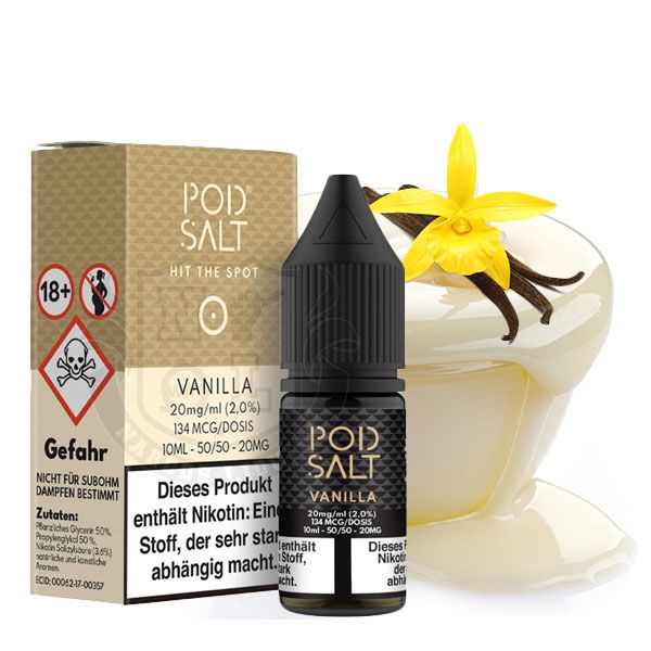 Pod Salt Vanilla 10ml Nikotinsalz Liquid
