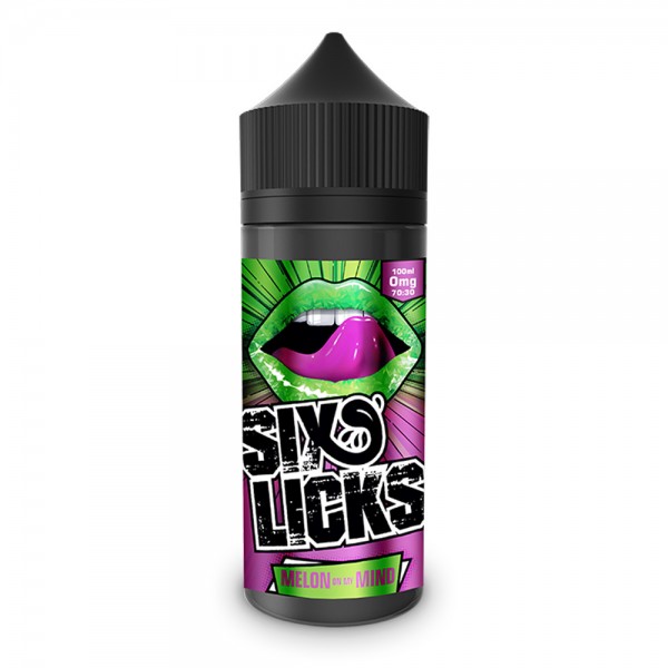 Six Licks Melon on my Mind, Shake &amp; Vape Liquid, 100ml
