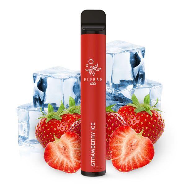 Elfbar 600 Einweg E-Zigarette Strawberry Ice 20mg