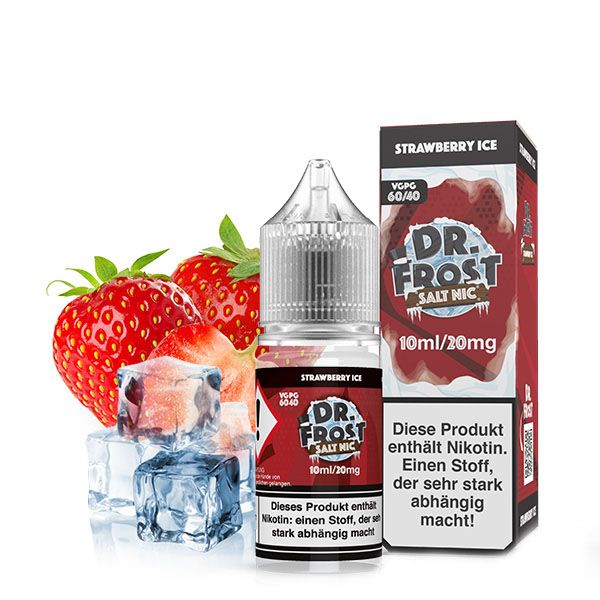 Dr. Frost Strawberry NicSalt Liquid 10ml 20mg