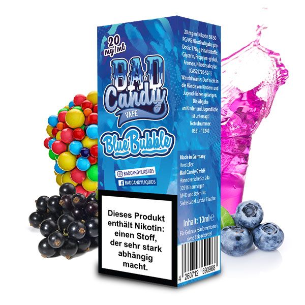 Bad Candy Blue Bubble 10ml Salt Liquid