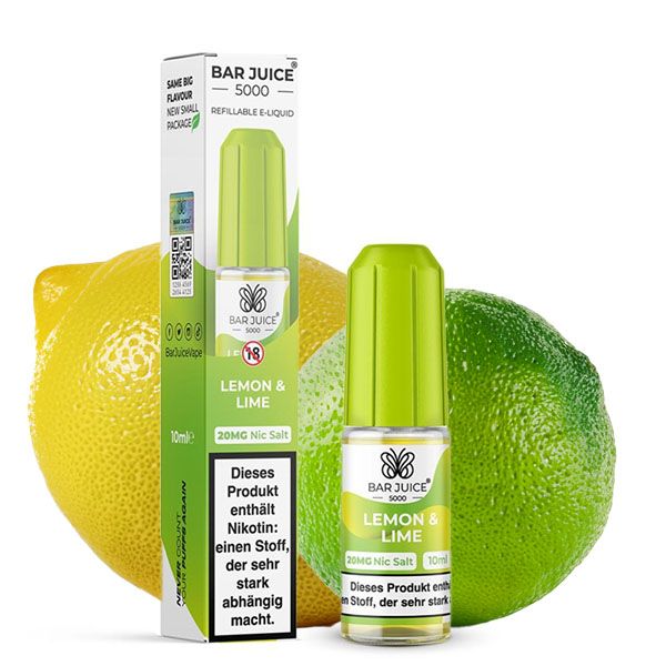 Bar Juice 5000 Lemon &amp; Lime Nikotinsalz Liquid