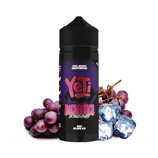 Yeti Overdosed Red Grape Ice 10ml Aroma