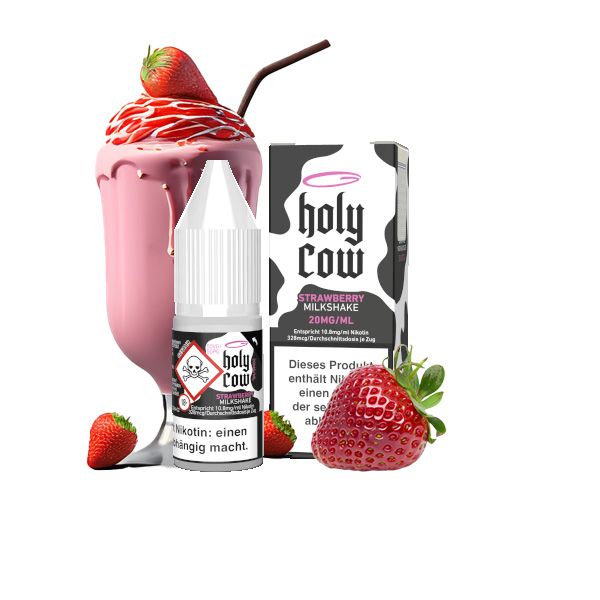 Holy Cow Strawberry Milkshake NicSalt