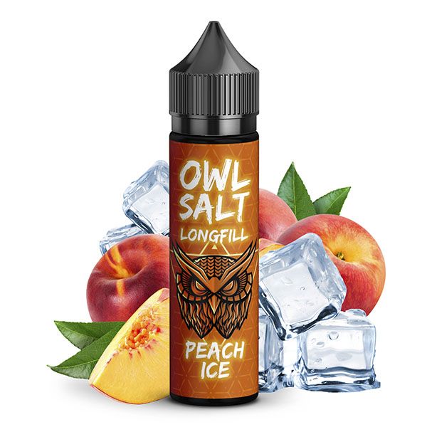 OWL Salt Longfill Peach Ice 10ml Aroma