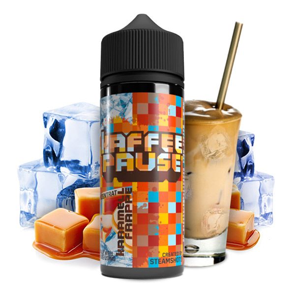 Kaffeepause by Steamshots Karamell Frappé Ice 10ml Aroma