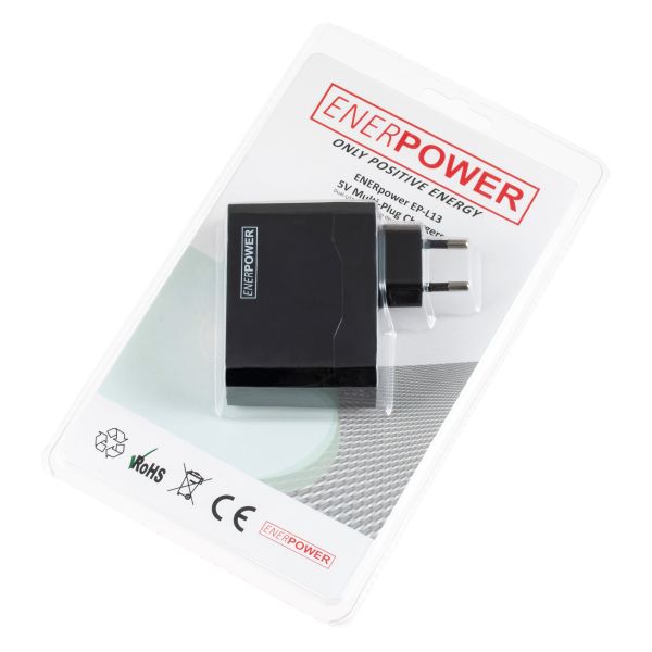 Enerpower Dual USB Ladeadapter 2x 2,4 A