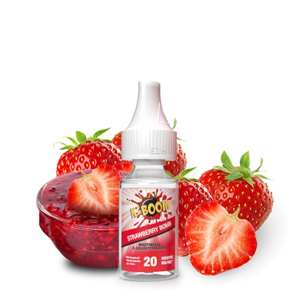 K-Boom Strawberry Bomb NicSalt 10ml Liquid 20mg