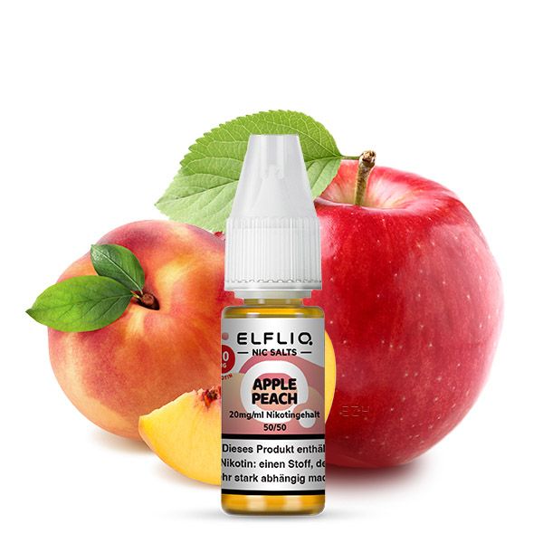 Elfliq by Elfbar Apple Peach Nikotinsalz Liquid 10ml