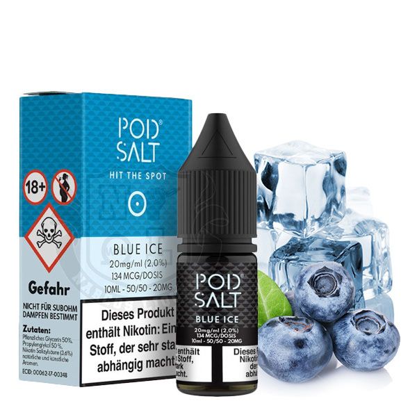 Pod Salt Blue Ice 10ml Nikotinsalz Liquid