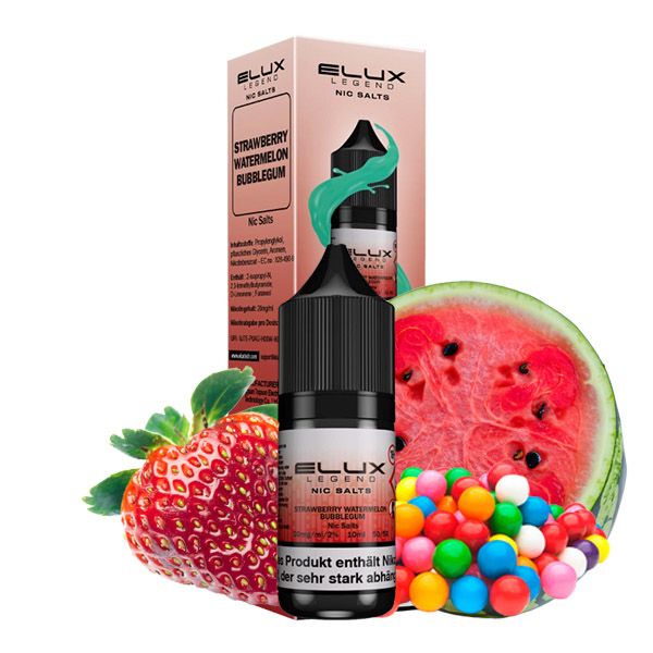 ELUX Strawberry Watermelon Bubblegum Nikotinsalz Liquid 10ml