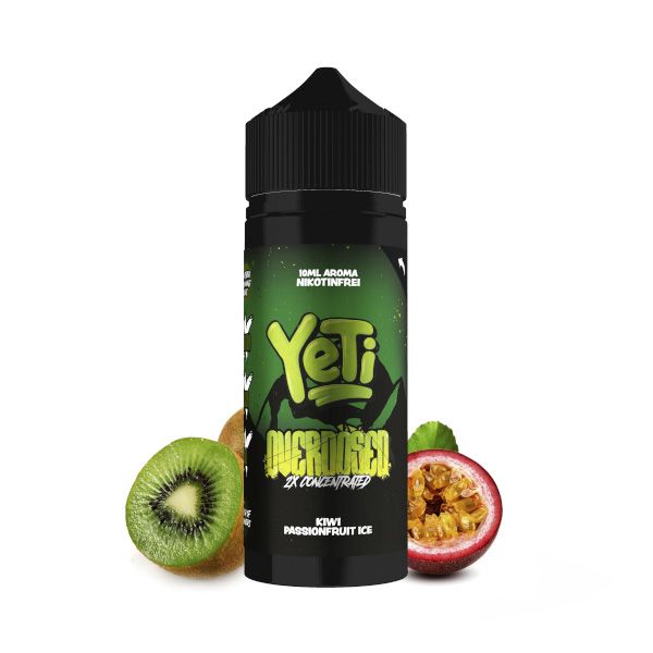 Yeti Overdosed Kiwi Passionfruit Ice 10ml Aroma