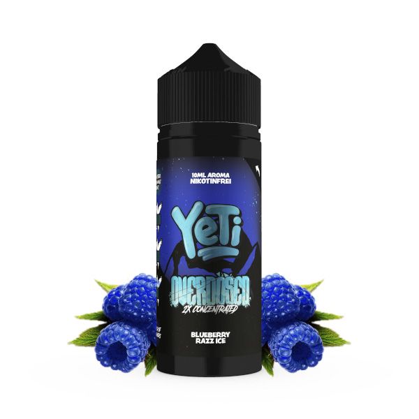 Yeti Overdosed Blueberry Razz Ice 10ml Aroma