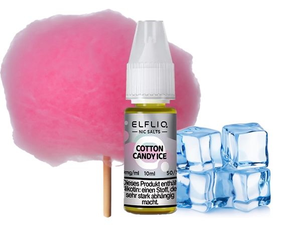 Elfliq by Elfbar Cotton Candy Ice Nikotinsalz Liquid 10ml