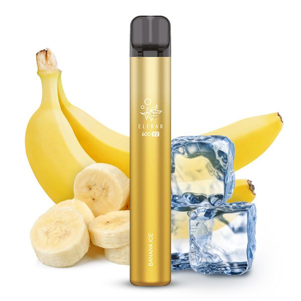 Elfbar 600 V2 Banana Ice Einweg E-Zigarette 20mg